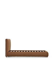 Кровать Elero из мягкого медного шенилла для матраса 90 x 200 см