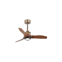 Потолочный вентилятор Just Fan LED золото/деревянный