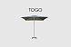 Зонт Togo 200x200 купол ANTHRACITE-GRIS NATURE