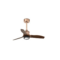 Потолочный вентилятор Deco Fan LED медный/деревянный 81 см