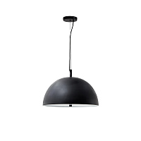 Металлический потолочный светильник Catlar черный Ø 40 см