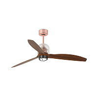 Потолочный вентилятор Deco Fan LED медный/деревянный