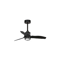 Потолочный вентилятор Deco Fan LED мат. черный 81 см