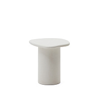 Приставной столик из белого цемента Macarella 48 x 47 см